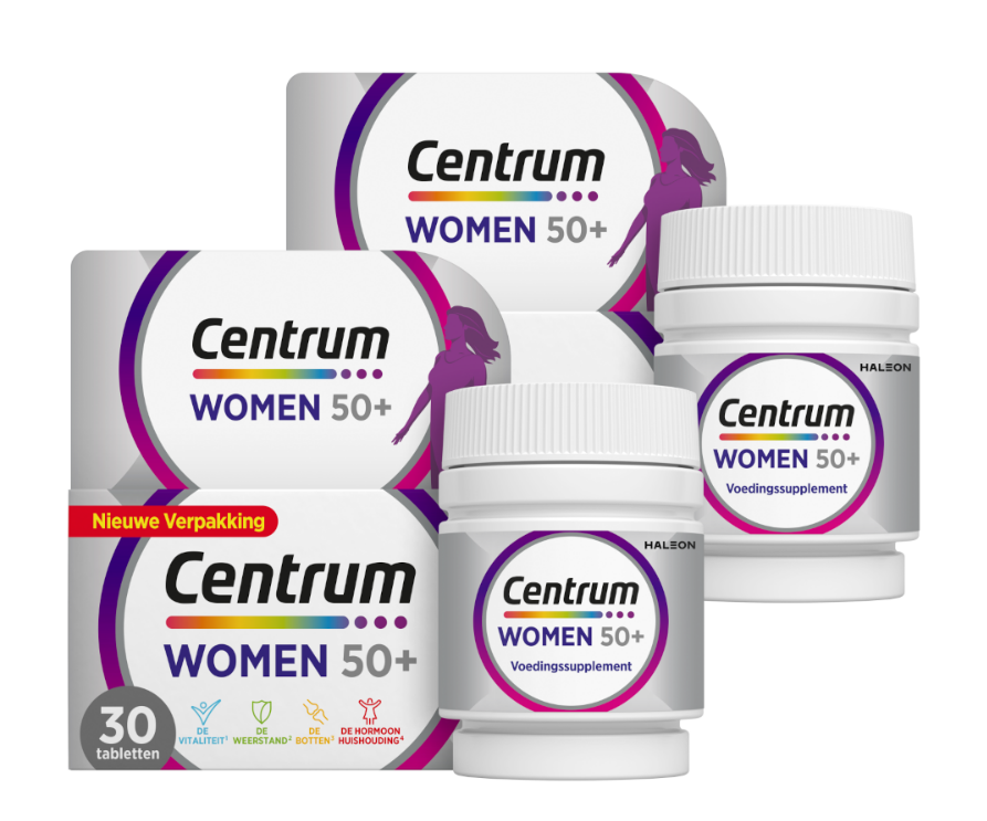 Centrum Women 50+ Multivitaminen Tabletten Duo afbeelding 1