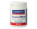 Lamberts Taurine 500mg Capsules 60VCP