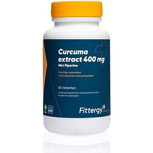 Fittergy Curcuma Extract 400 mg Tabletten 60TB