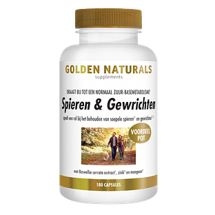 Golden Naturals Spieren En Gewrichten Capsules 180CP