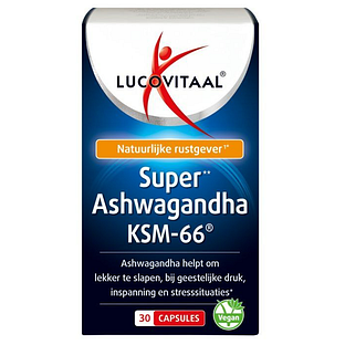 Lucovitaal Super Ashwagandha KSM-66 Capsules 30CP