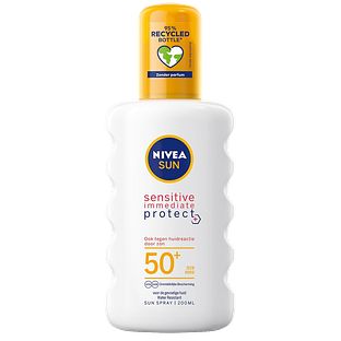 Nivea Sun Sensitive Immediate Protect Zonnespray SPF50+ 200ML