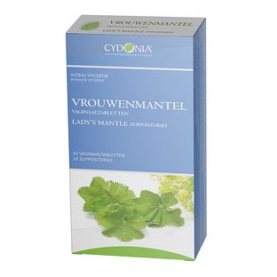 Cydonia Phytopharmaceuticals Vrouwenmantel Vaginale Zetpillen 10ST