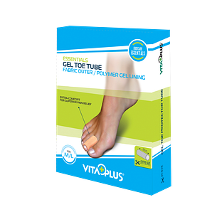 Vitaplus Essentials Gel Toe Tube maat M/L 1ST