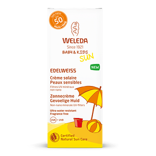 Weleda Sun Edelweiss Sunscreen Zonnecrème Sensitive SPF50 50ML