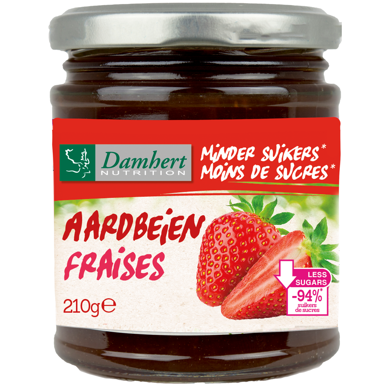 Damhert Low Carb Confituur Aardbei afbeelding