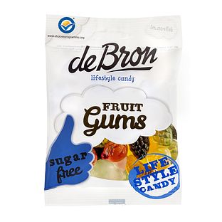 de Bron Fruit Gums Suikervrij 100GR