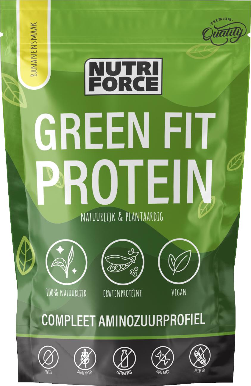 Nutriforce Green Fit Protein Banaan afbeelding