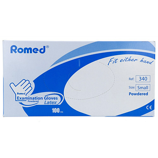 Romed Latex Handschoenen Small 100ST