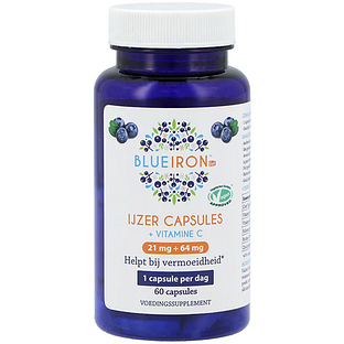 Blue Iron Ijzer + Vitamine C Capsules 60VCP