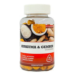 Fitshape Kurkuma & Gember Gummies 90ST