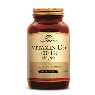 Solgar Vitamine D-3 400 IU Softgels 100SG