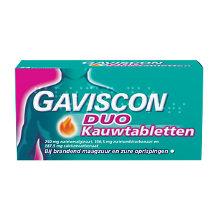Gaviscon Duo Kauwtabletten 24TB Gaviscon Duo Kauwtabletten 24TB