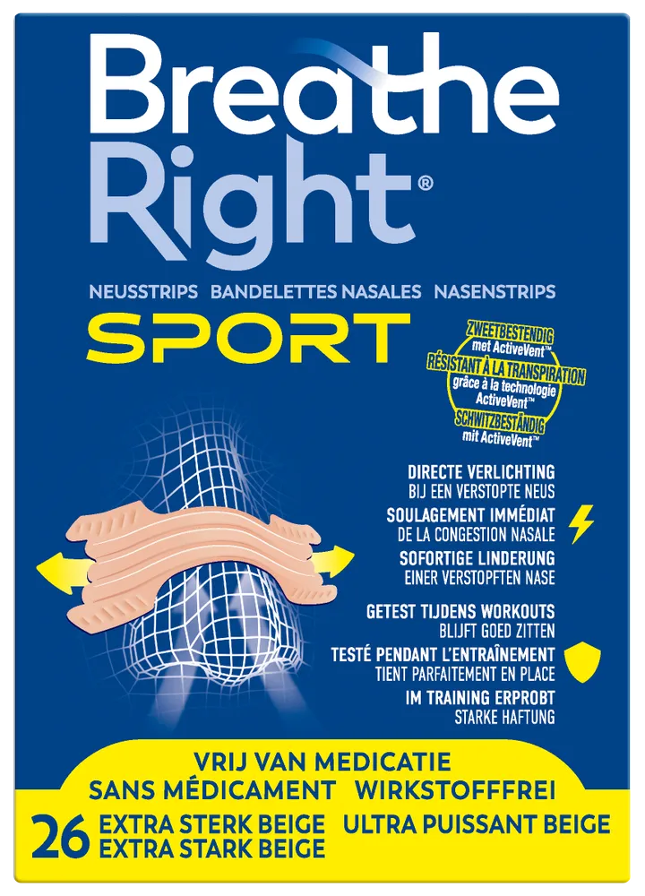 Breathe Right Neusstrips Sport