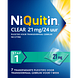 Niquitin Clear Pleisters 21mg Stap 1 7ST Niquitin Clear Pleisters 21mg Stap 1 7ST