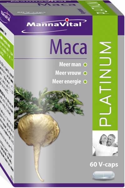 MannaVital Maca Platinum Capsules afbeelding 1