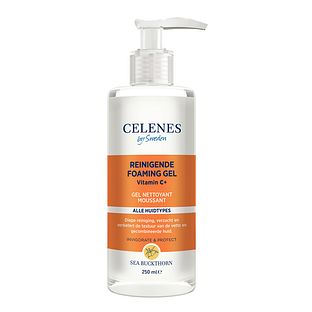 Celenes by Sweden Sea Buckthorn Reinigende Schuimgel - Vette/Gecombineerde Huid 250ML Celenes by Sweden Sea Buckthorn Reinigende Schuimgel - Vette/Gecombineerde Huid 250ML