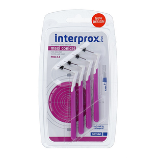 Interprox Maxi Conical Paarse Ragers PHD 2.3 4ST