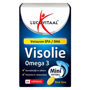 Lucovitaal Visolie Omega 3 Mini Softgels 60SG Lucovitaal Visolie Omega 3 Mini Softgels 60SG