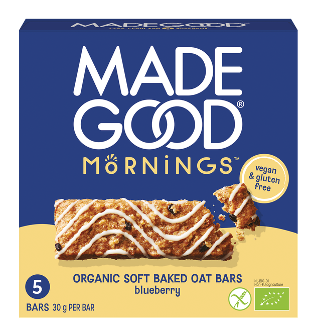 Made Good MadeGood Mornings Blueberry Soft Baked Oat Bars 5ST