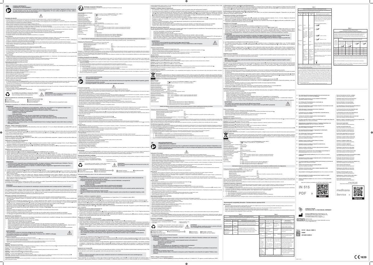IN 515 Inhalator afbeelding van document #2, instructions