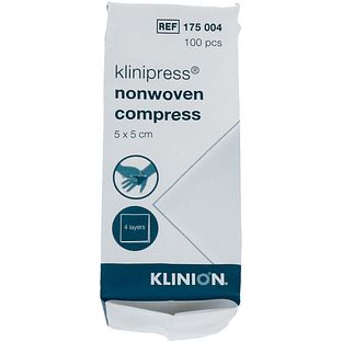 Klinion Kompres Non Woven 5x5cm 100ST
