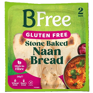 BFree Gluten Free Stone Beaked Naan Bread 4ST
