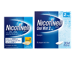 Nicotinell Combineer Pleister 21 mg (7st) en Kauwgom Cool Mint 2 mg (204st) - 2 Stuks