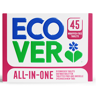 Ecover All-In-One Vaatwastabletten Wrapper Free 45ST