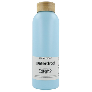 Waterdrop Roestvrijstalen Drinkfles Turquoise 600ml 1ST