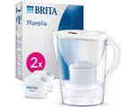 Brita Marella Waterfilterkan Wit + 2 Maxtra Filterpatronen 2,4LT Brita Marella Waterfilterkan Wit + 2 Maxtra Filterpatronen 2,4LT