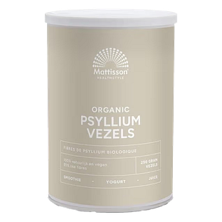 Mattisson HealthStyle Organic Psyllium Vezels 250GR Mattisson HealthStyle Organic Psyllium Vezels 250GR