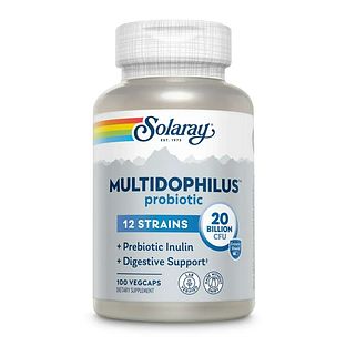 Solaray Multidophilus Probiotic 12 Capsules 100VCP Solaray Multidophilus Probiotic 12 Capsules 100VCP