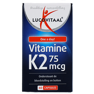 Lucovitaal Vitamine K2 75 mcg Capsules 60CP Lucovitaal Vitamine K2 75 mcg Capsules 60CP