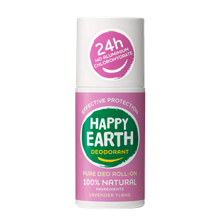 Happy Earth 100% Natural Deo Roll-On Lavender Ylang 75ML Happy Earth 100% Natural Deo Roll-On Lavender Ylang 75ML