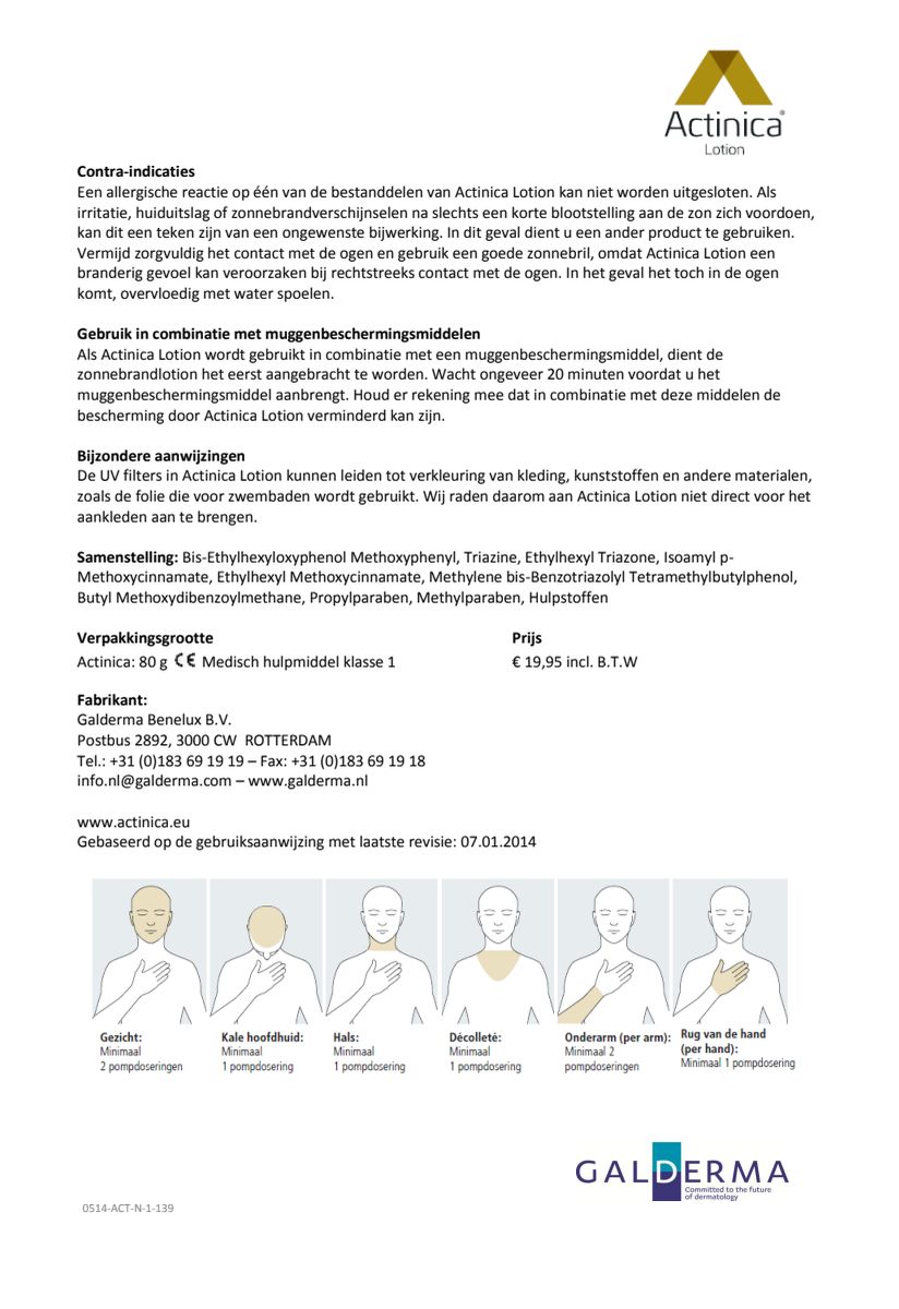 Lotion SPF50+ afbeelding van document #2, instructions