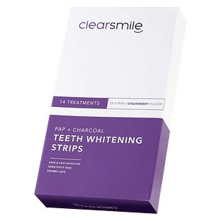 ClearSmile PAP+ Charcoal Teeth Withening Strips 14ST