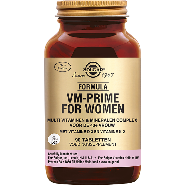 Solgar VM-Prime® Multivitamine voor 40+ Vrouwen Tabletten afbeelding 1