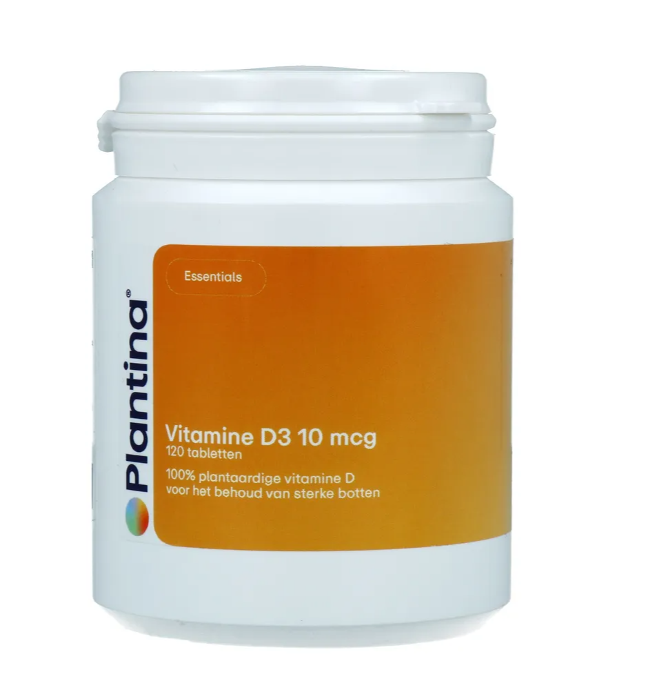 Plantina Vitamine D3 10mcg Tabletten 120TB