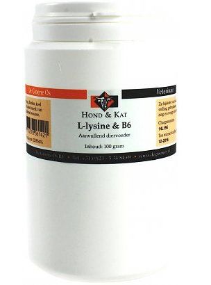 De Groene Os L-Lysine & B6 Poeder 100GR