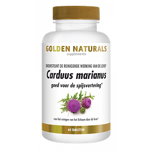 Golden Naturals Carduus Marianus Tabletten 60TB Golden Naturals Carduus Marianus Tabletten 60TB