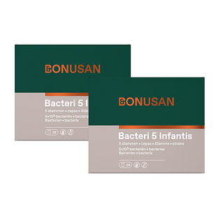 Bonusan Bacteri 5 Infantis Sachets Duoverpakking 2x28ST