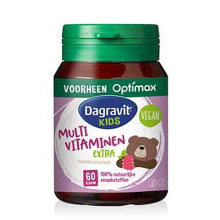Dagravit Kids Multivitaminen Kauwtabletten Frambozen 60KTB