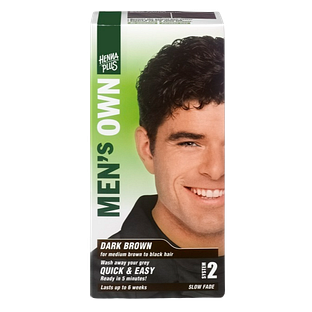 Hennaplus Men's Own Haarkleuring Dark Brown 80ML