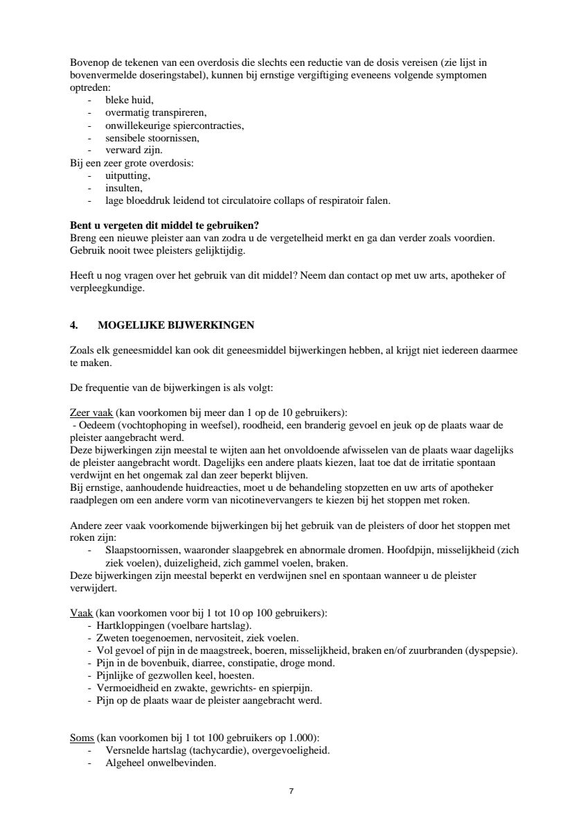 Pleisters 14 mg - voor stoppen met roken afbeelding van document #7, leaflet