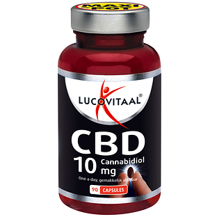 Lucovitaal CBD Cannabidiol 10mg Capsules 90CP