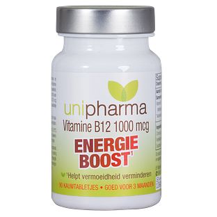 Unipharma Vitamine B12 1000mcg Energie Boost 90KTB