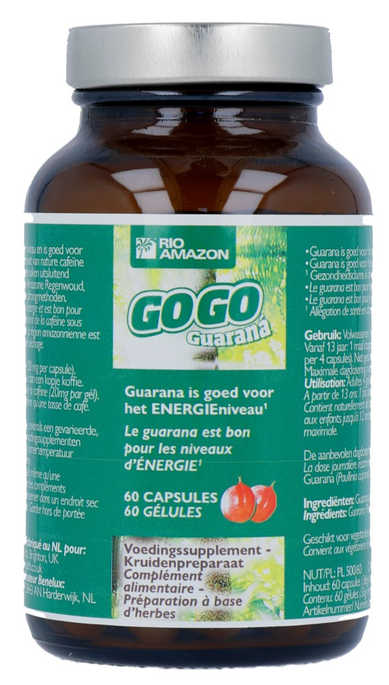 Rio Amazon GoGo Guarana Capsules afbeelding