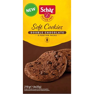 Schar Double Choco Soft Cookies 210GR