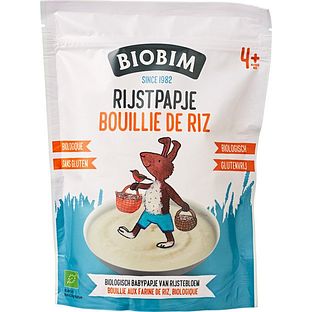 Biobim Rijstpapje 4+M 200GR Biobim Rijstpapje 4+M 200GR